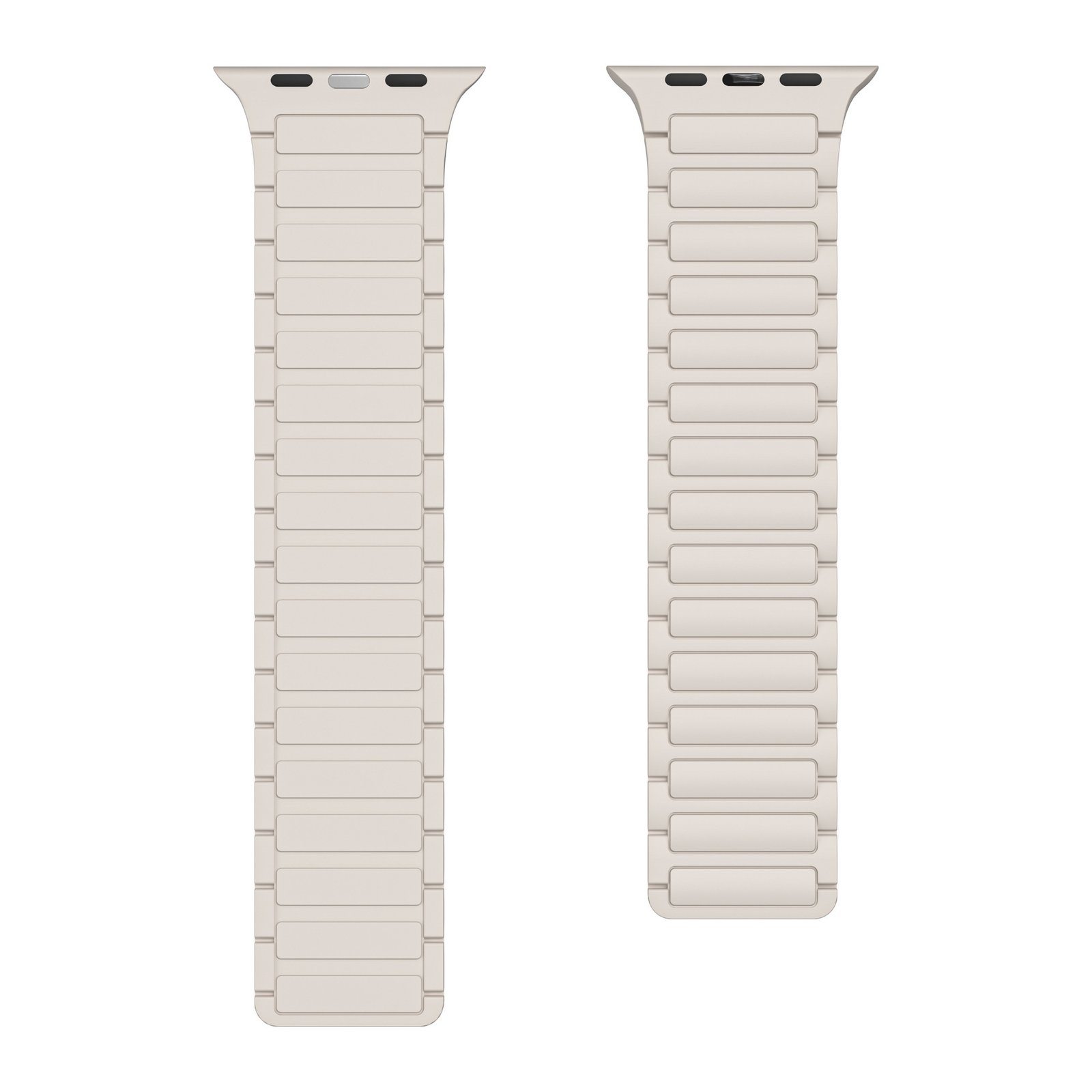 Magnetic Silicone Apple Watch Band: Contrast Color Sports Strap for iWatch - Image 2