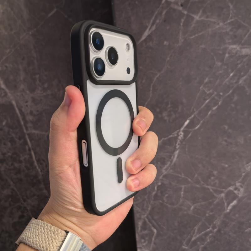 Non-yellow Transparent Magnetic Ultra-thin Drop-resistant Phone Case for iPhone 15 16 17 Pro Max - Image 8