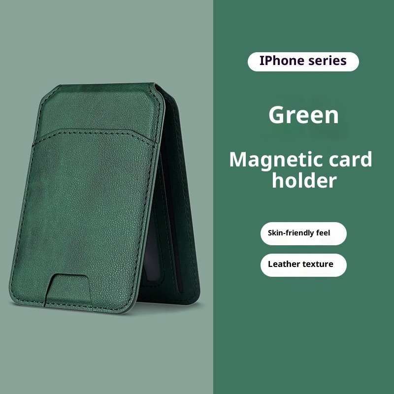 Magnetic Phone Card Holder with Suction Mount & Folding Stand - Image 3