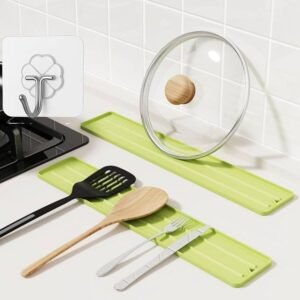 1-pcs-silicone-kitchen-utensil-holder-and-lid-rest-heat-resistant-spoon-rest-countertop-organizer
